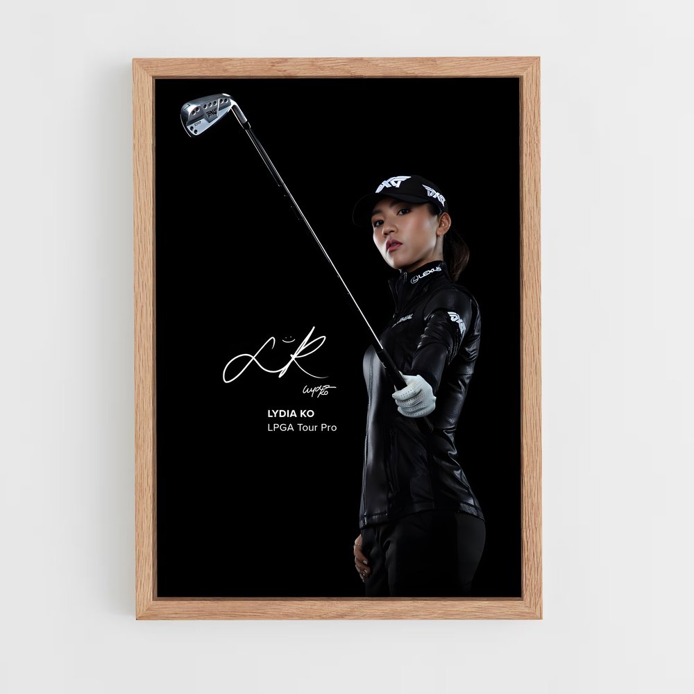 Poster Pro Golfer Lydia (vue 4)
